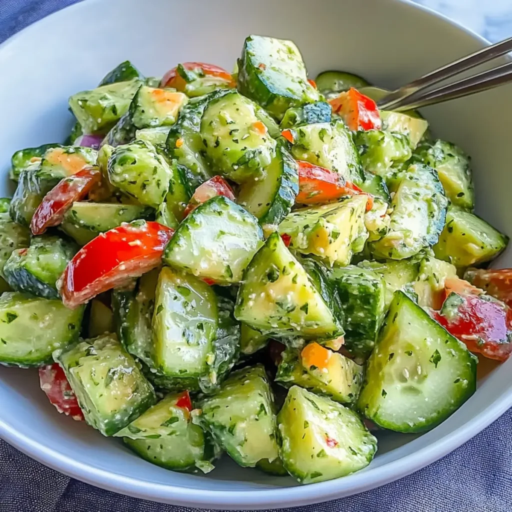 Cucumber Avocado Salad