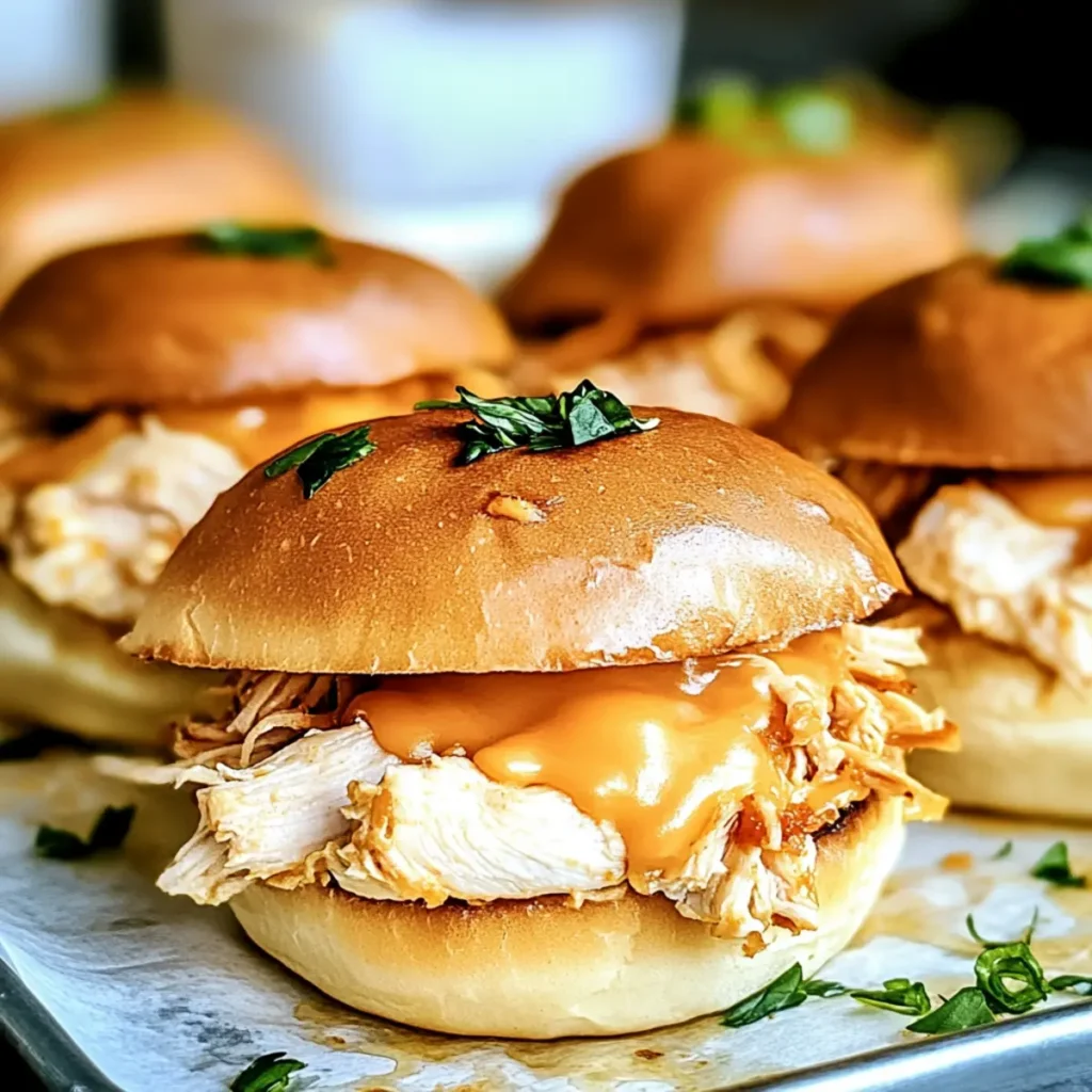 Chicken and Cheese Sliders