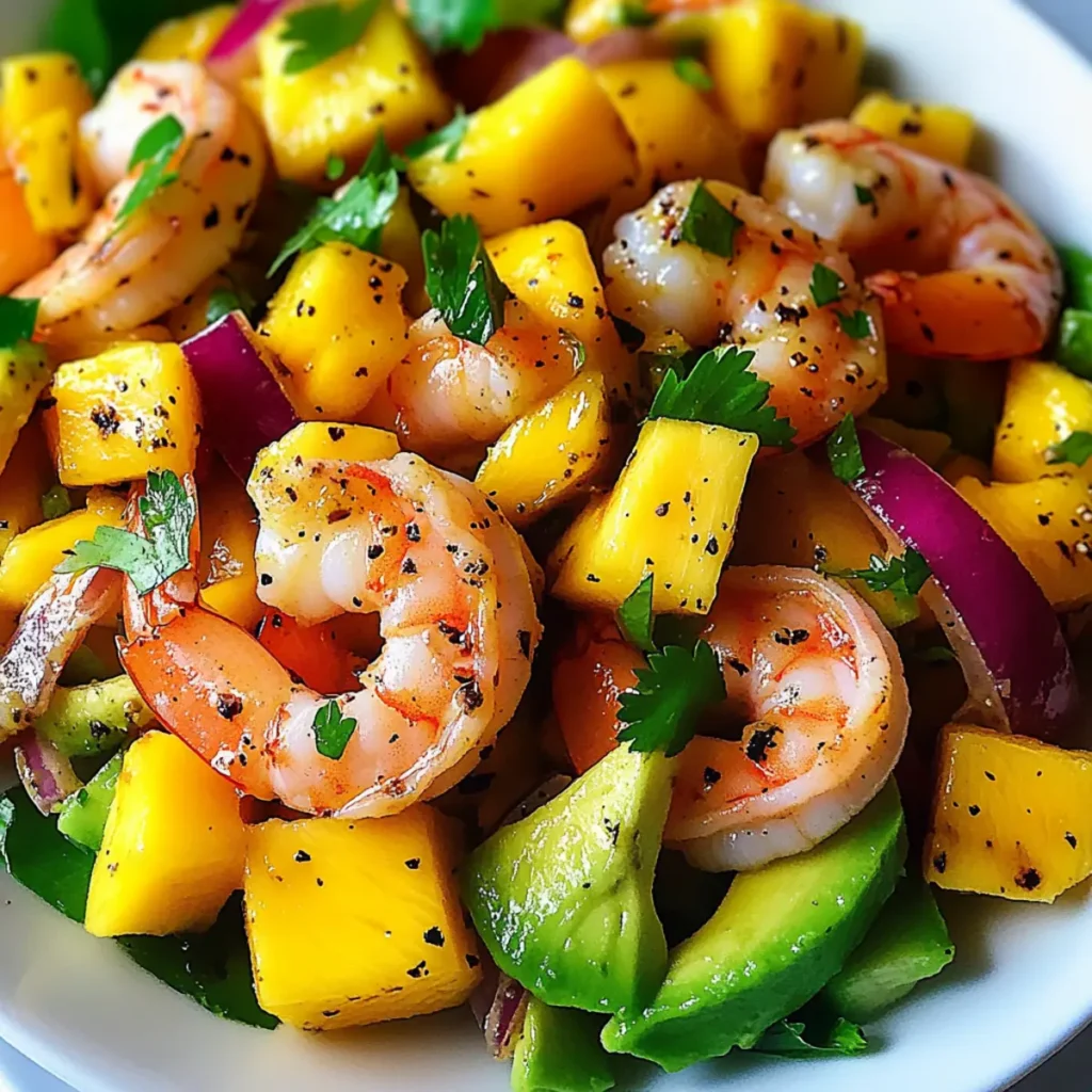Mango Avocado Shrimp Salad
