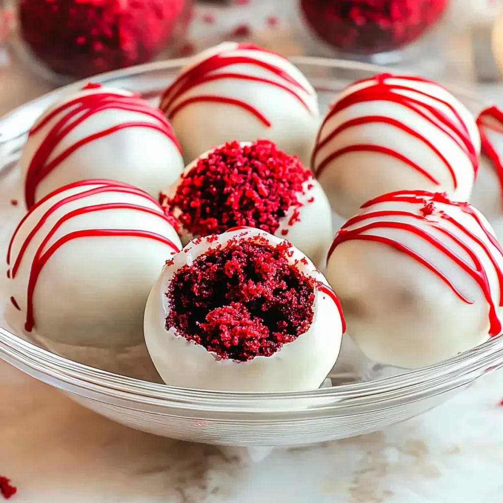 Delicious No Bake Red Velvet Cake Balls Recipe