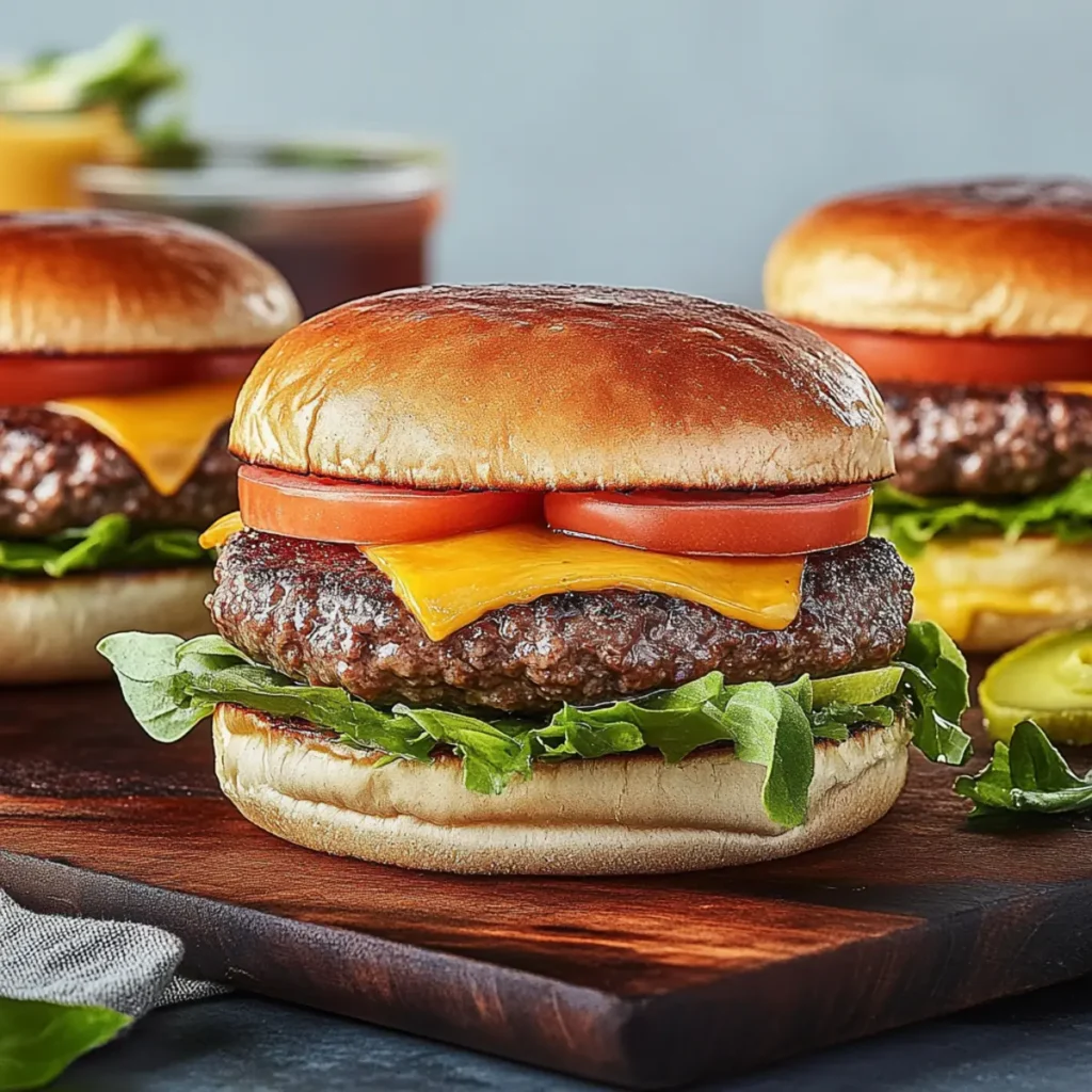 Easy Ground Beef Burgers Recipe Ready in Just 20 Minutes