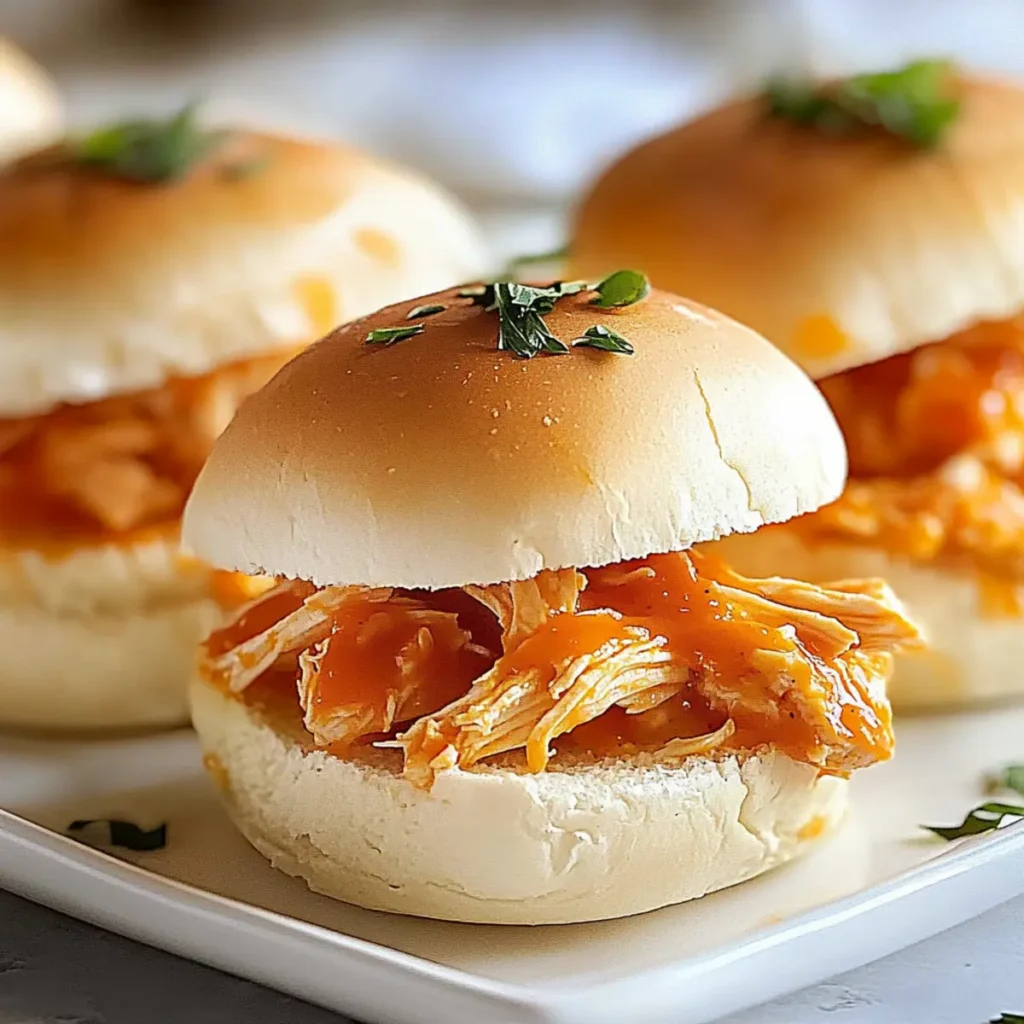 Buffalo Chicken Sliders