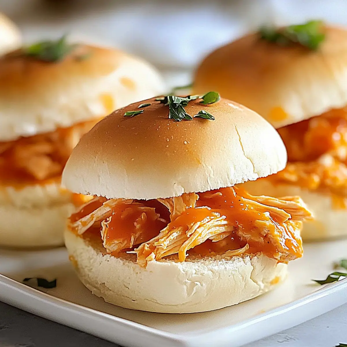 Buffalo Chicken Sliders