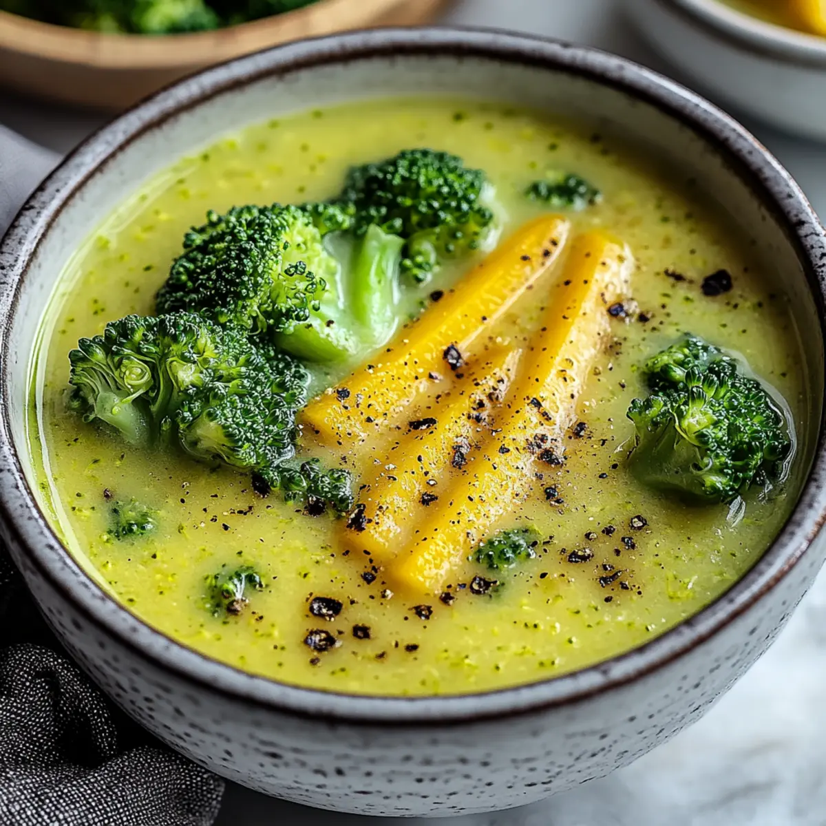 Deliciously Creamy Broccoli Soup Recipe Ready in 40 Minutes