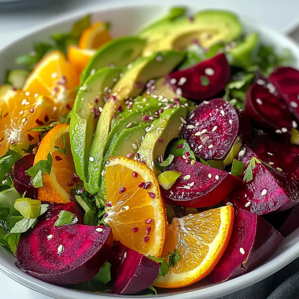 Avocado Orange Beet Salad