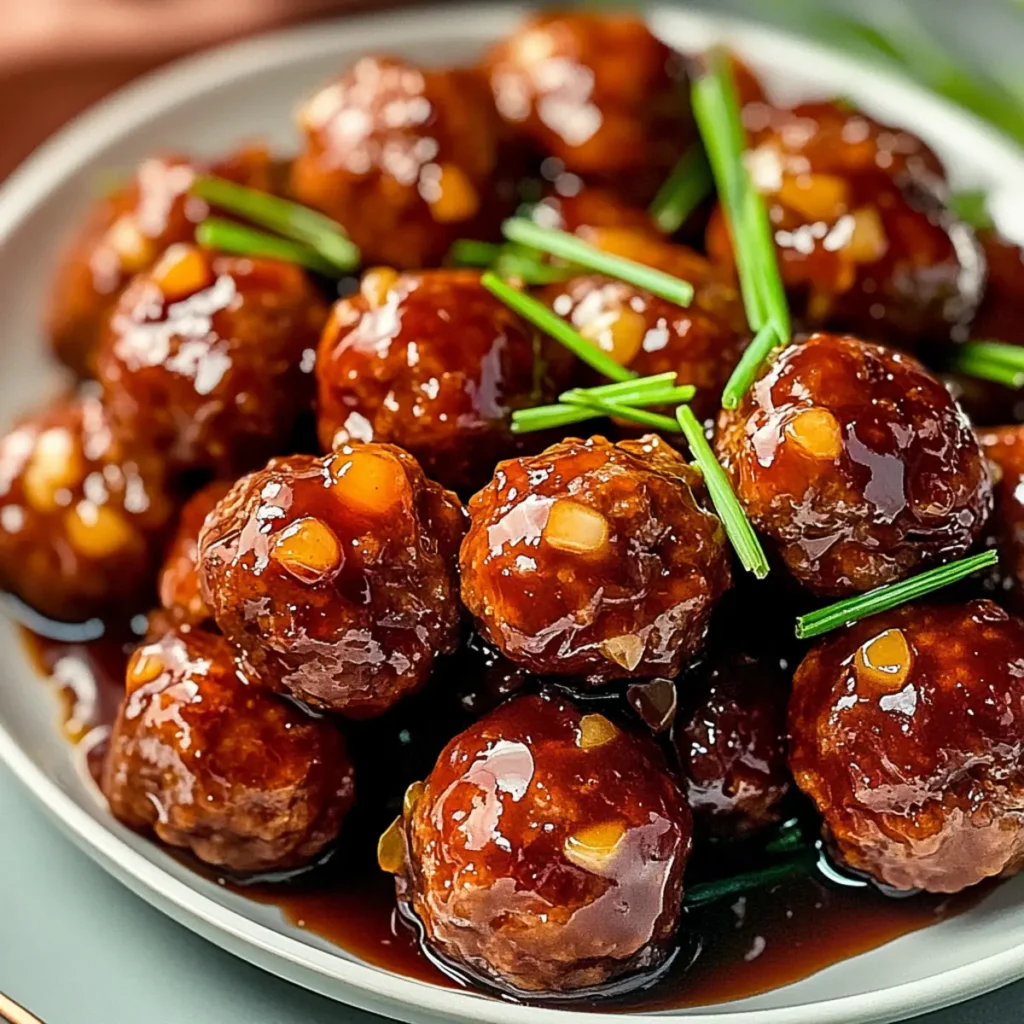Sweet and Tangy Meatballs