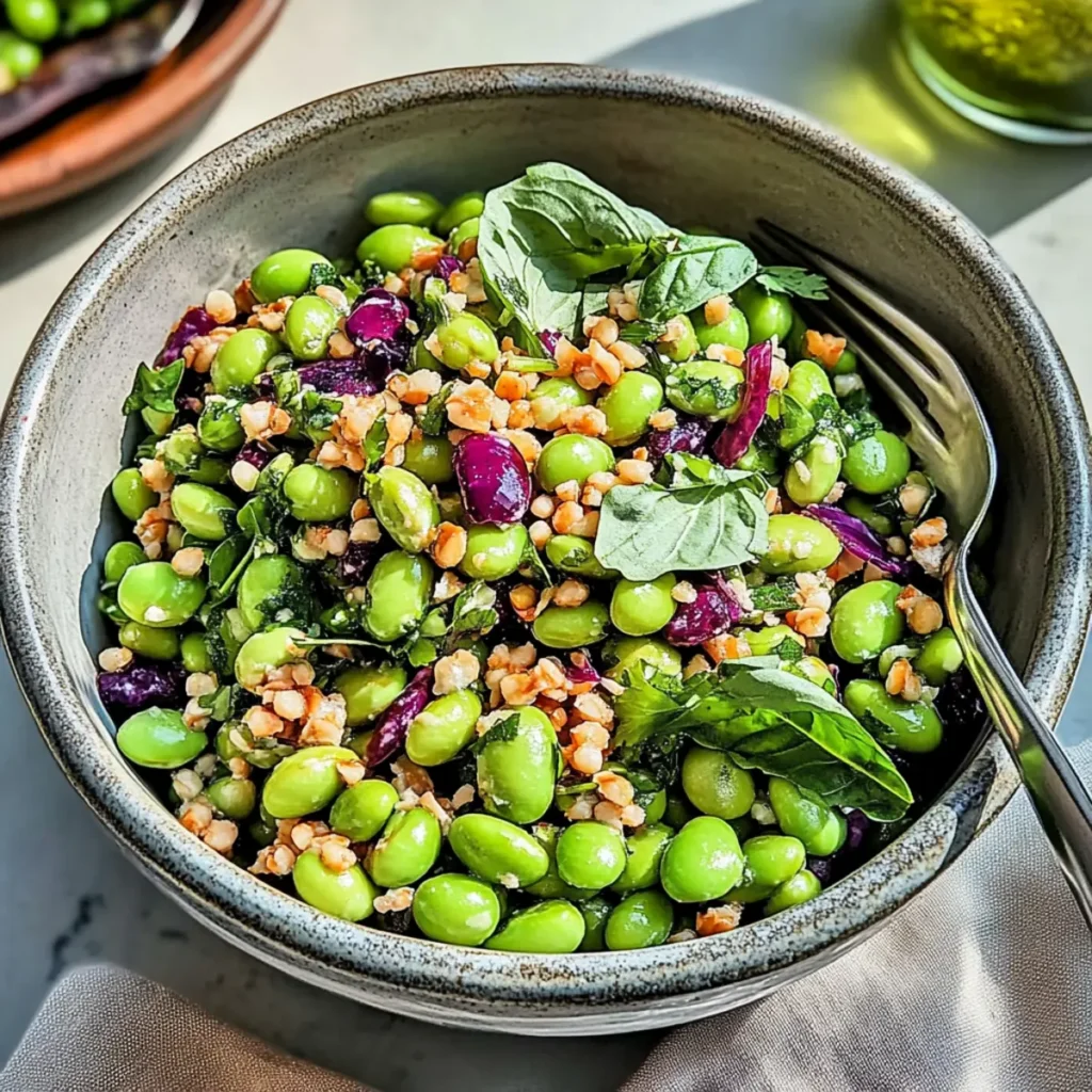 Protein Packed Edamame Salad