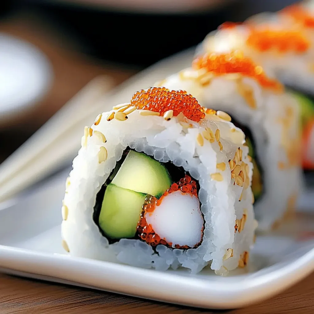 California Roll Sushi Recipe